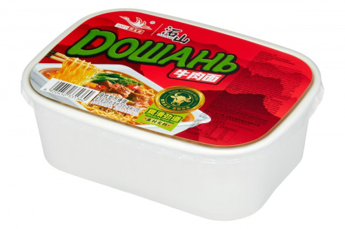 Лапша быстрого приготовления ТМ Simeite Дошань со вкусом говядины 85 грамм (1/24 штук)